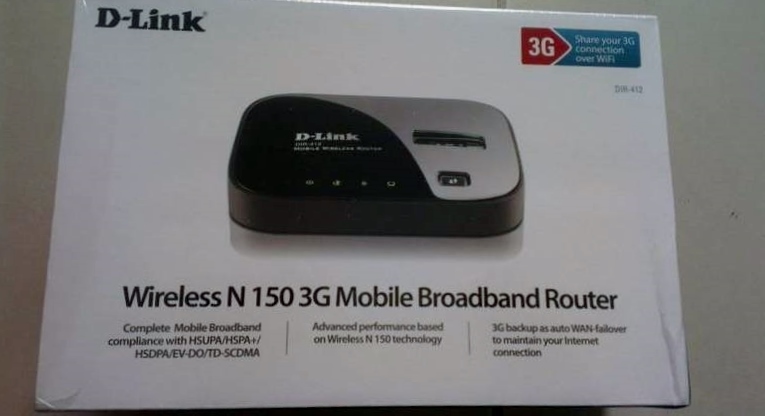 New D-LINK Wireless n 150 3G Mobile Broadband Router ((D-LINK-DIR-412))