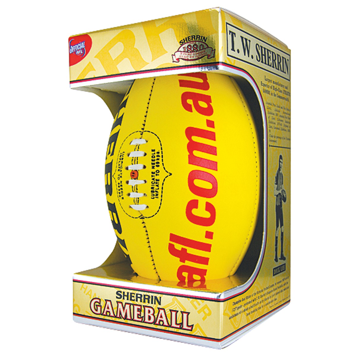 Sherrin Official AFL Game BALL