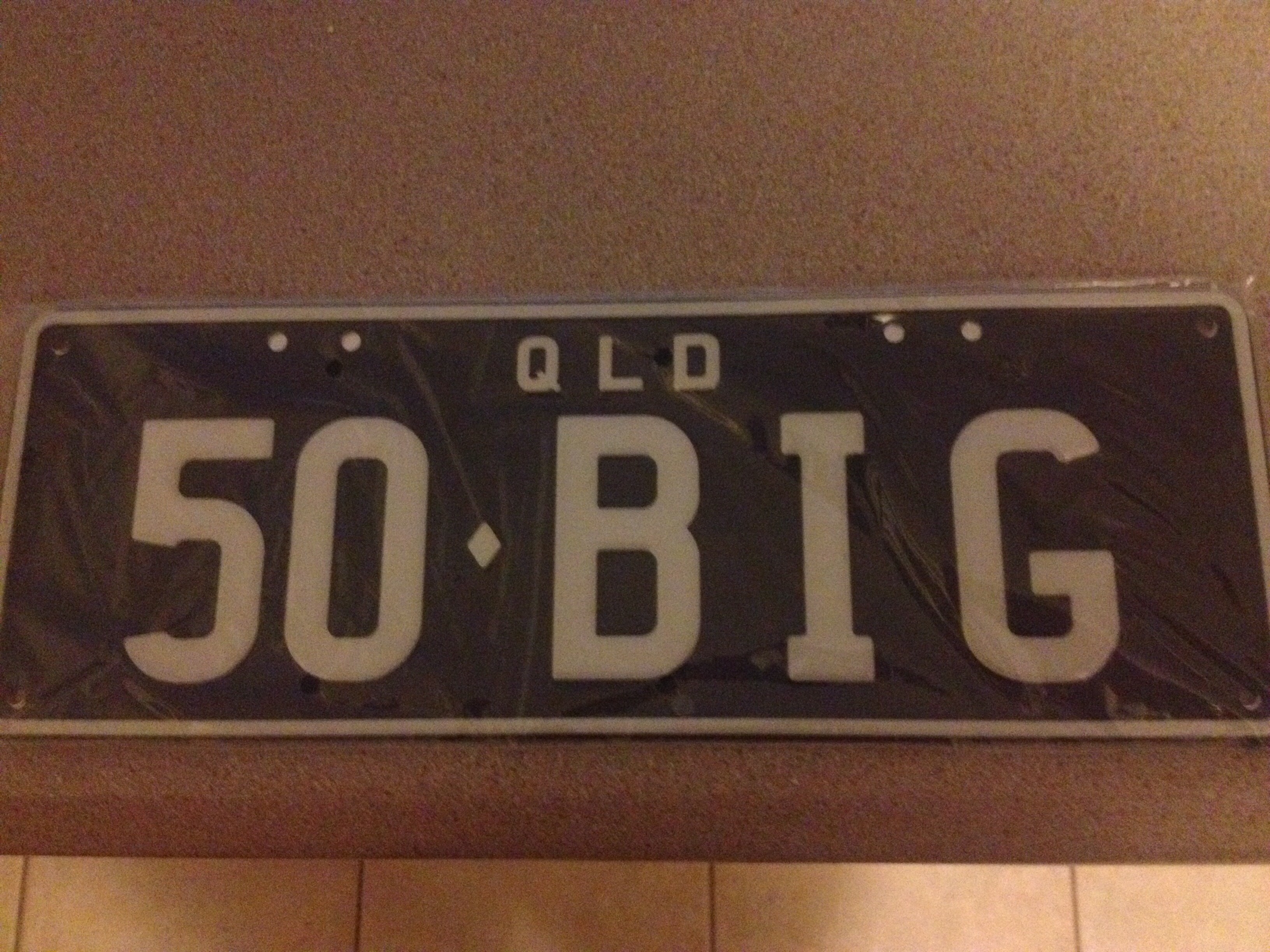 50BIG QLD Plates