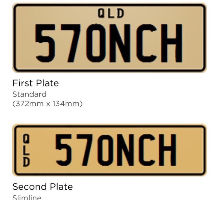 Personalised Plate QLD