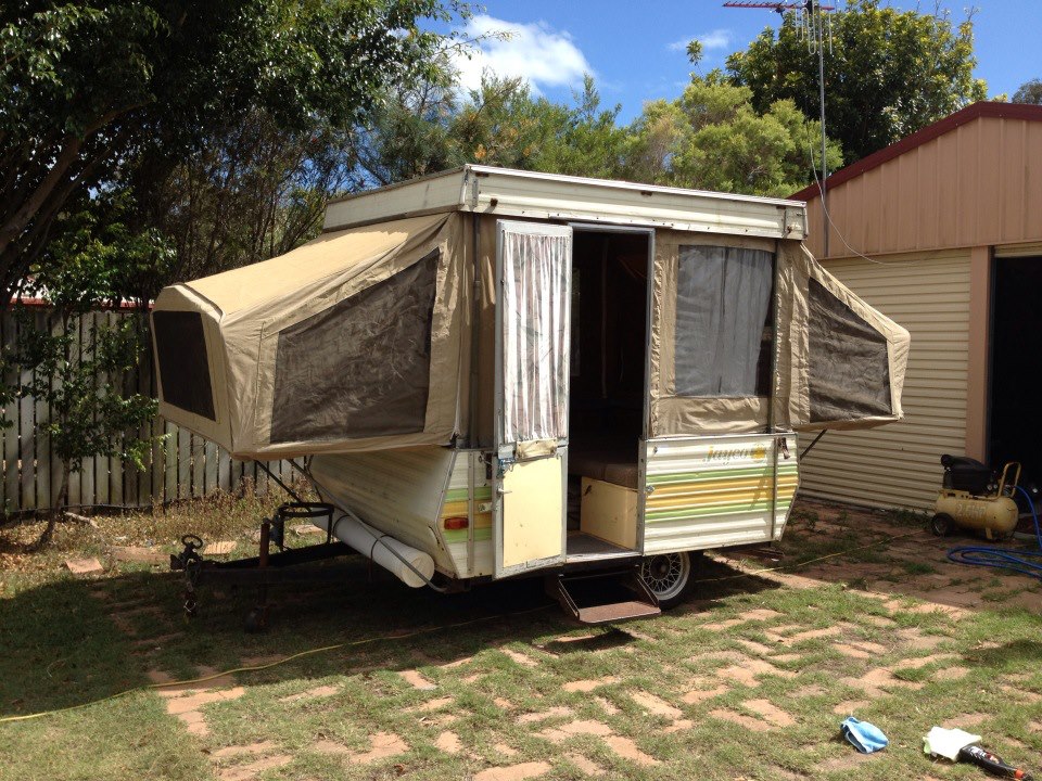 87 Jayco Finch WIND Up Camper Trailer