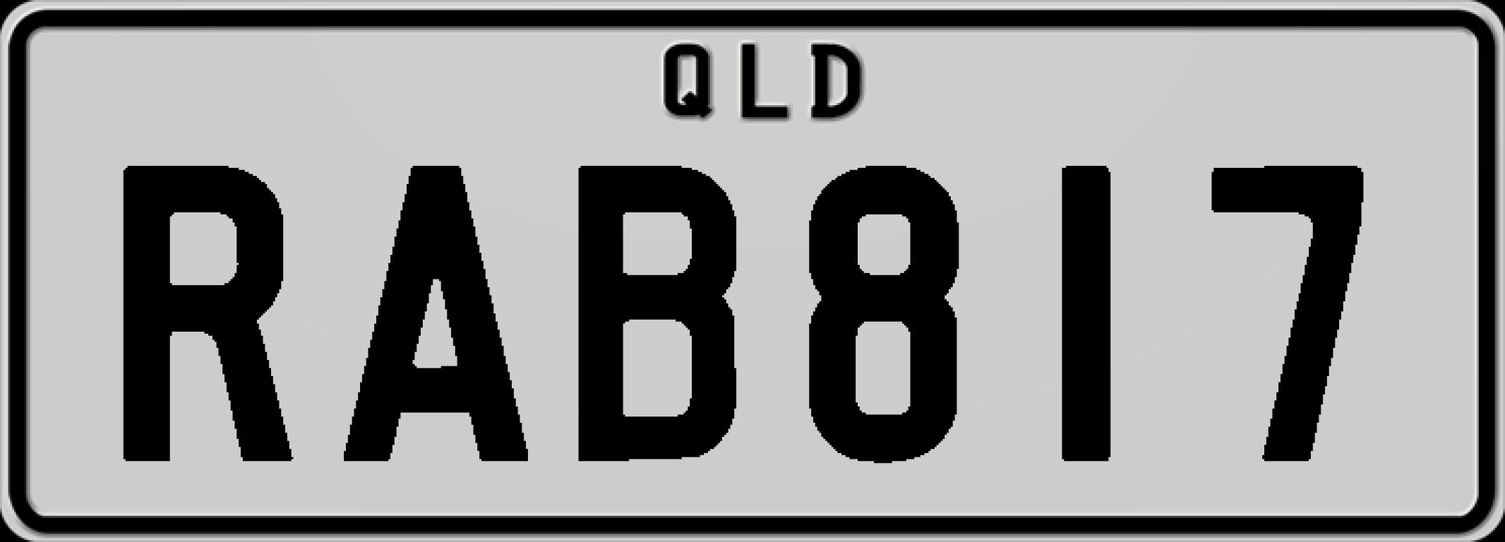 RAB817 Number Plates Number Plates QLD Brisbane 3059084