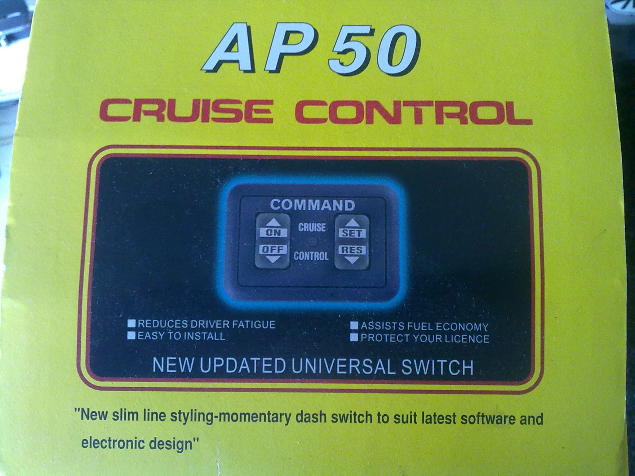 ap50 cruise control