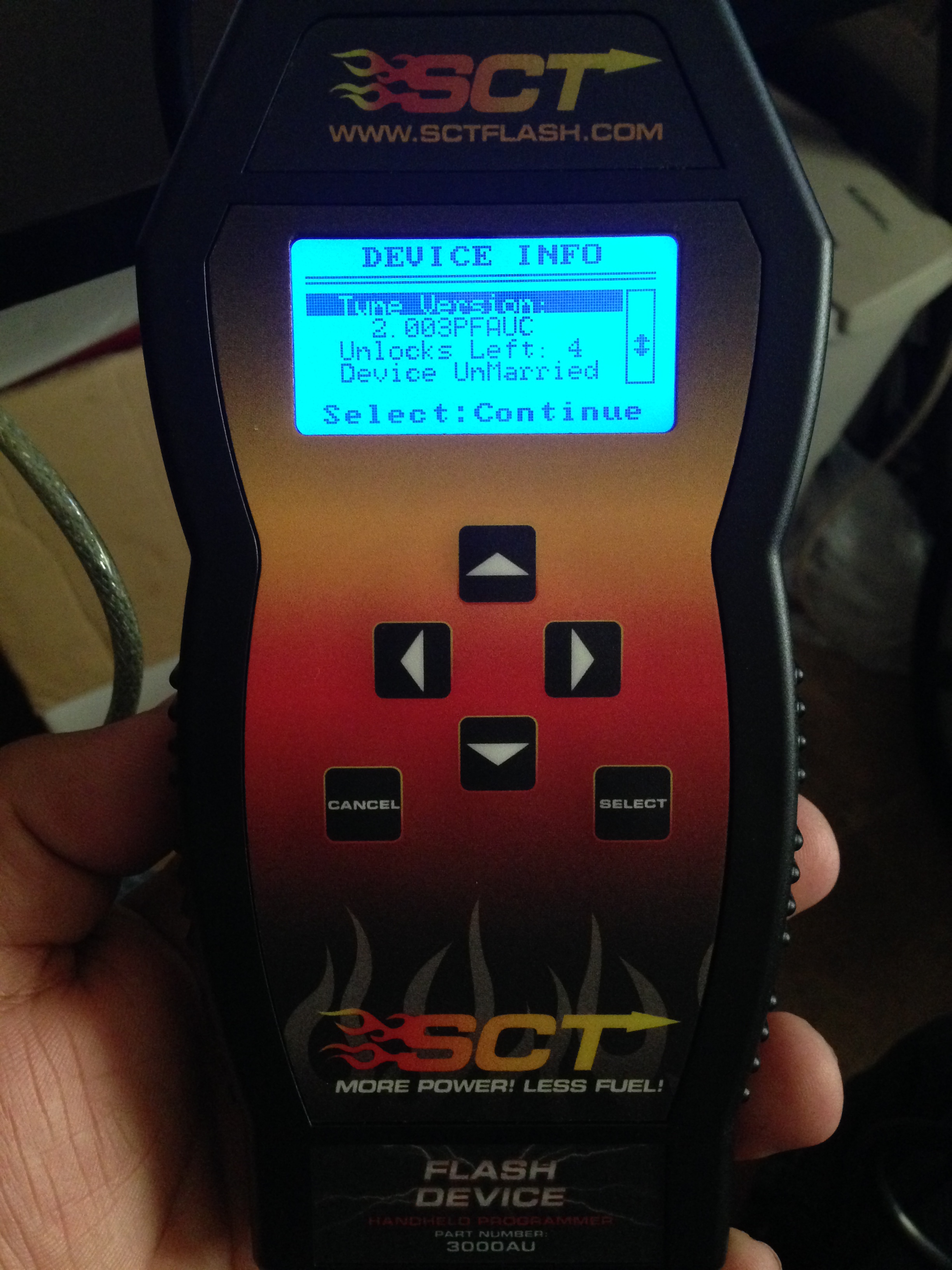 SCT X3 Power Flash Tuner (Ford) BA-FG Turbo