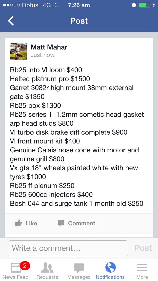 VL Turbo Parts and RB25