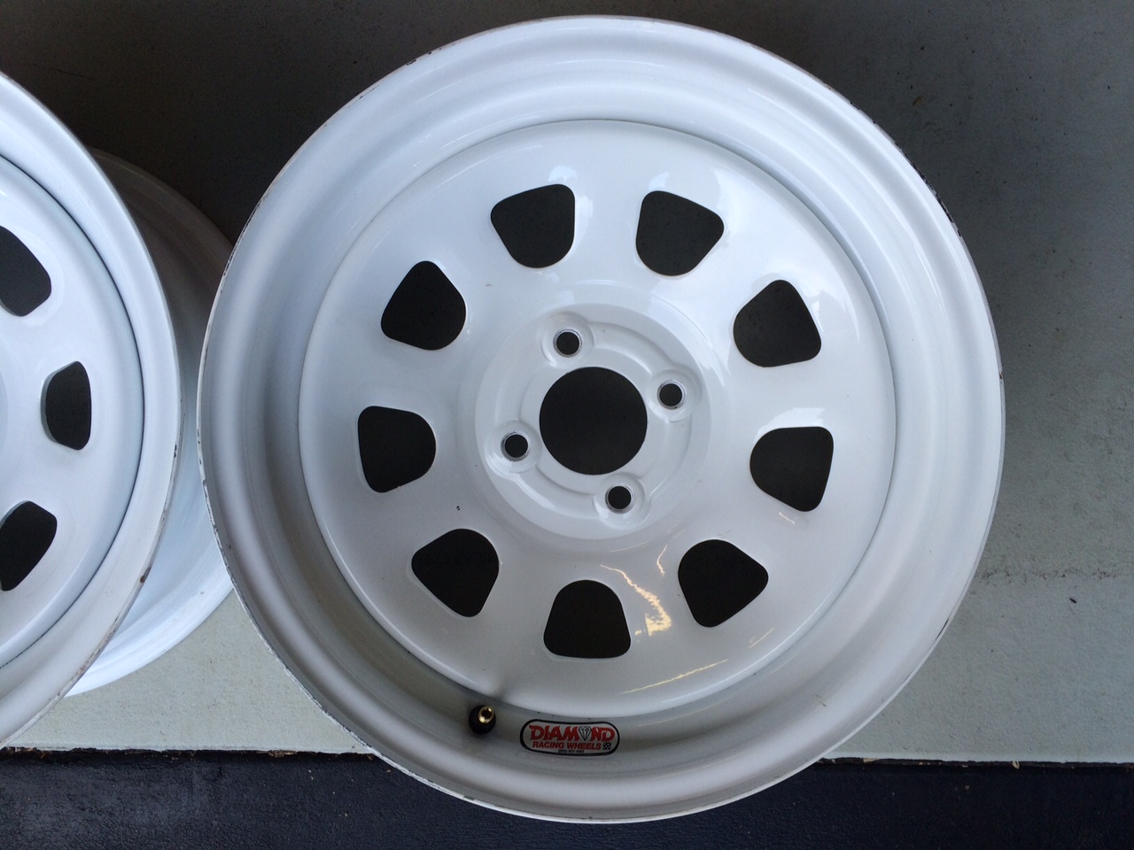 Diamond Racing Steelies 15X8 4x100 +12 Offset