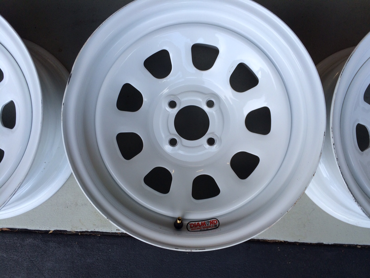 Diamond Racing Steelies 15X8 4x100 +12 Offset