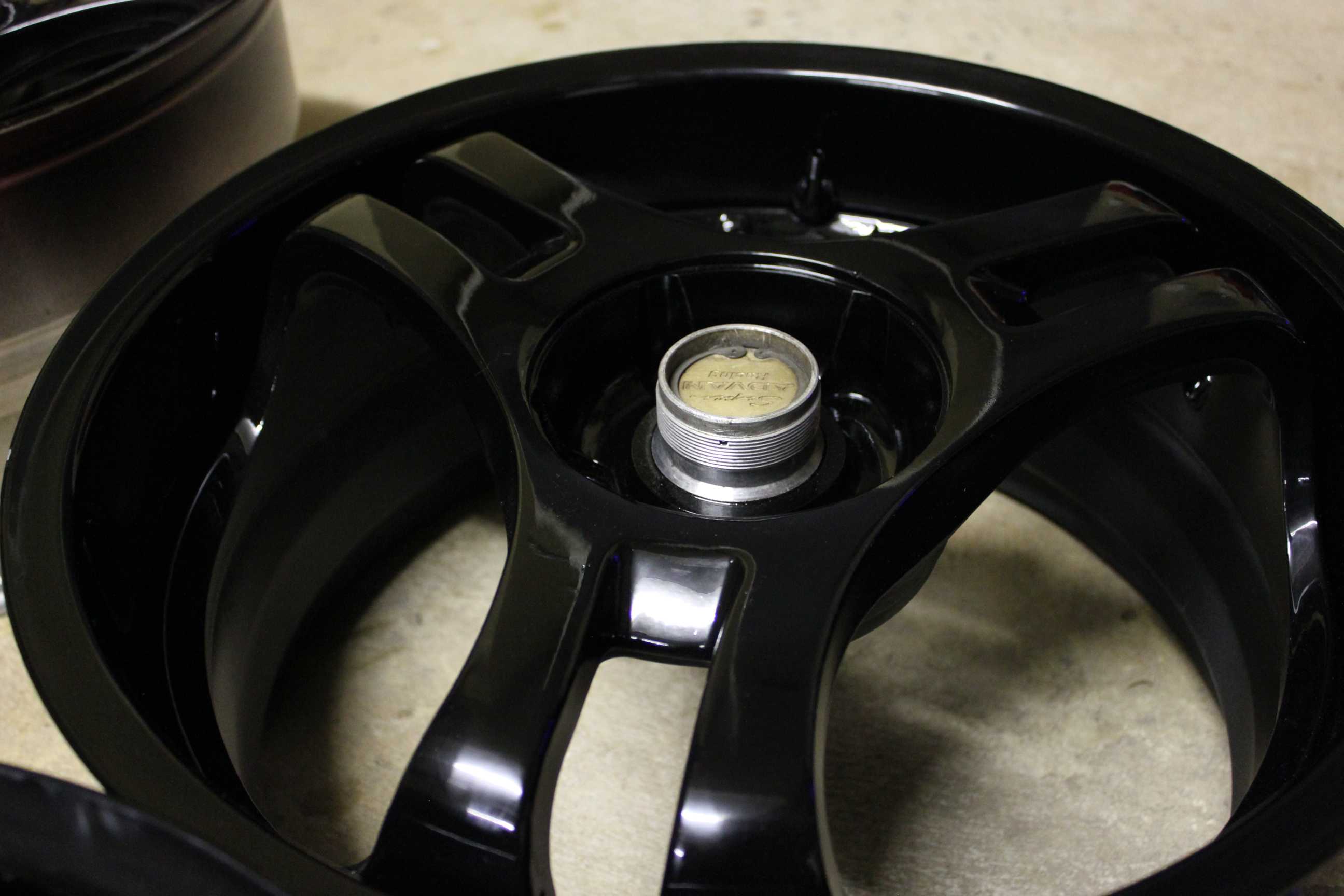 Super Advan V2 TRI Spoke Wheels Black JDM 17\